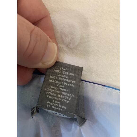 Ann Taylor Women's Sundress Size 4 Retro Print Blue Tie Back Resort Wedding - Picture 9 of 9